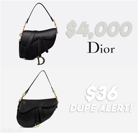 genuine dior saddle bag dupes.